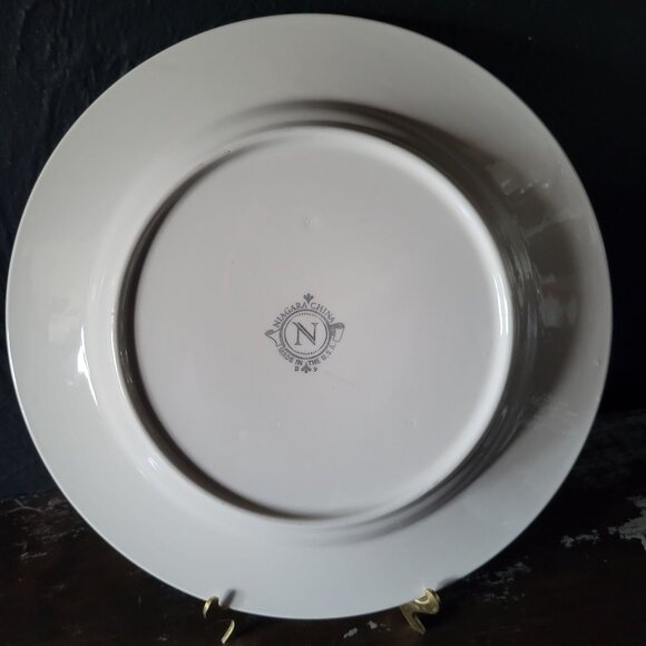 Vintage Oneida Classic Elmira College Seal Dinner Plate Restaurant Ware 11" - Picture 3 of 5